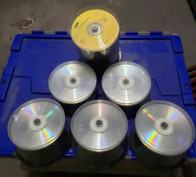100 DISC blank DVD-R DVD-RW WRITABLE MEDIA CD-R mixed, View more