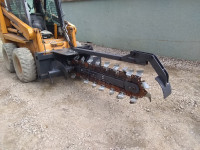 TRENCHER ATTACHMENT TO FIT SKID STEER LOADERS