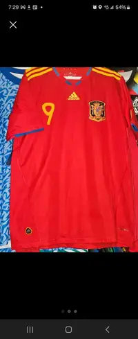 Vintage Adidas Spain 2010 Soccer jersey