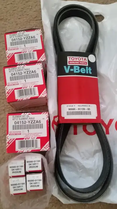genuine oem original Toyota parts belts brakes pads shoes gasket exhaust $8 04152-yzza6 oil filter 0...