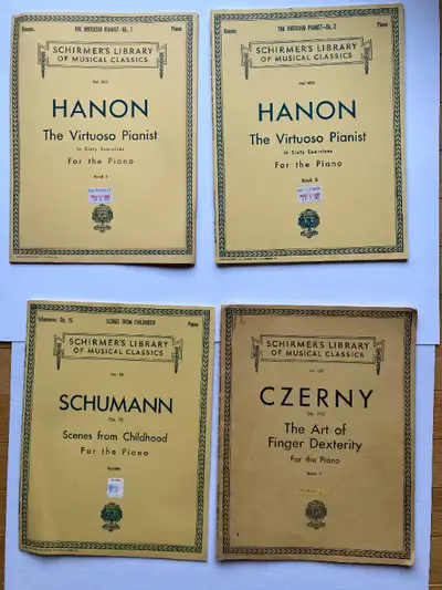 4 SCHIRMER'S LIBRARY OF MUSICAL CLASSICS Sheet Music Piano, View more