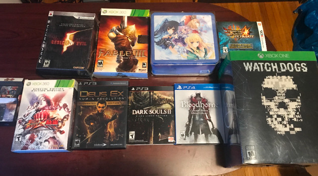 PS3 PS4 Xbox360 One DS Collector's Edition Games EXTREMELY RARE in Sony Playstation 4 in Hamilton