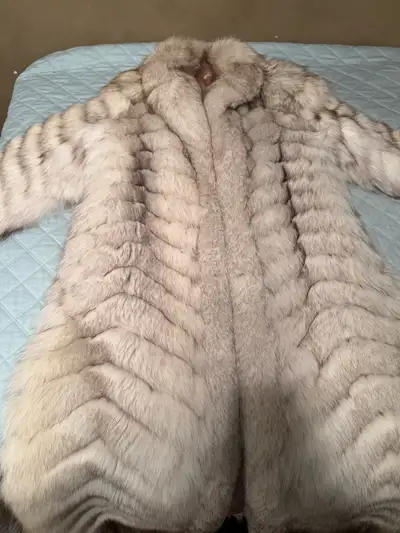 Fur coat- blue fox, View more
