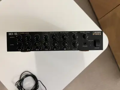 Boss Pro MX 10 compact mixer, View more