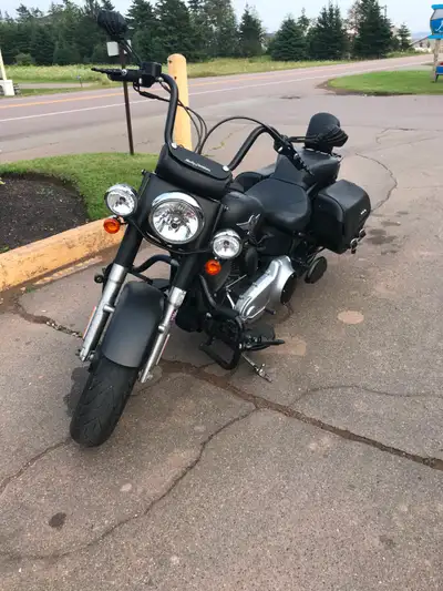 Vance and Hines Exhaust Custom Mini Ape bars Custom Running Lights Custom Engine Guard Custom Highwa...