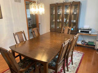 Dining set with cabinet