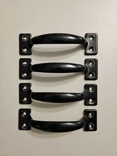 Everbilt 6-1/2-inch General Purpose Door Pull, Black , View more