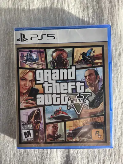 Sealed Grand Theft Auto V PS5, View more