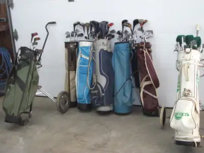 Bâtons de golf vendus en set ou à l'unité. 450-886-5860