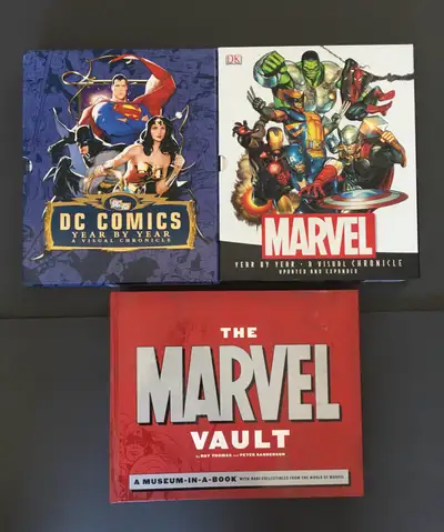 Marvel and DC Visual Chronicles, Marvel Vault & Marvel Vehicles , View more