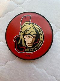 Ottawa Senators alternate logo puck vintage