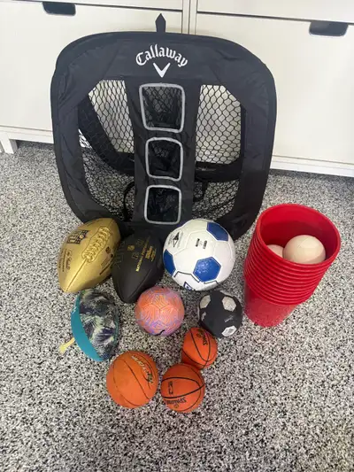 Footballs - balls  - golf chipping net - bucket pong, View more