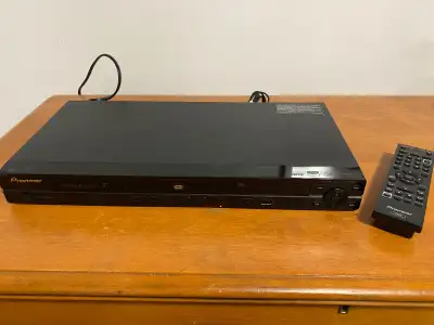 Pioneer DV-420V-K  Slimline CD/DVD Player with remote, View more