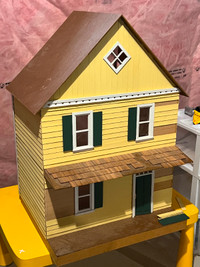 Solid Wooden Doll House - Requires Some Finishing