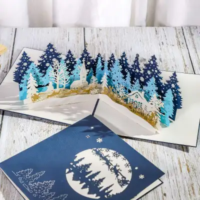3PCS 3D Holiday Cards, 3D Tree Pop Up Greeting Card, View more