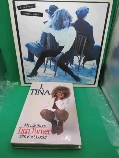 VINTAGE TINA TURNER 1989 LP "FOREIGN AFFAIR" + 1986 BOOK I, TINA, View more