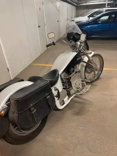 Unique Ridley motorcycle. No clutch. Mint condition and ready to ride.