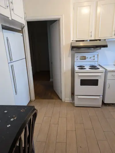 Two bedroom on main floor and two bed rooms in basement for student rent. New bathroom and new floor...