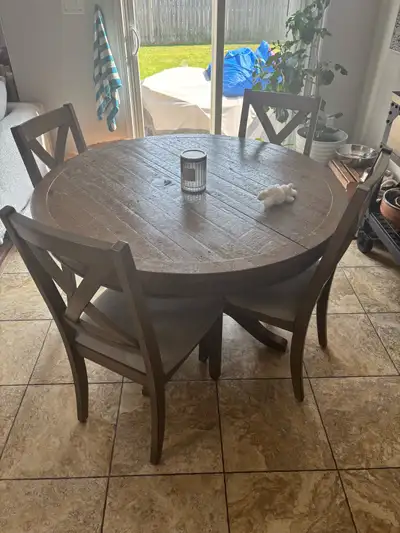 Dining room table and 4 chairs , View more