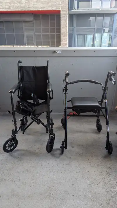 Drive Medical Wheelchair and Walker Bundle, View more