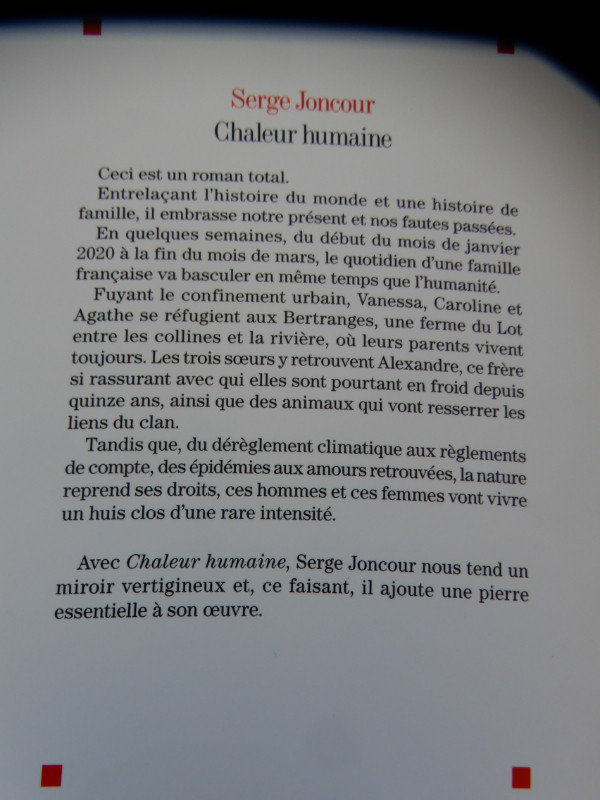 Le plus récent et CHALEUREUX roman de Serge JONCOUR dans Manuels  à Sherbrooke - Image 2
