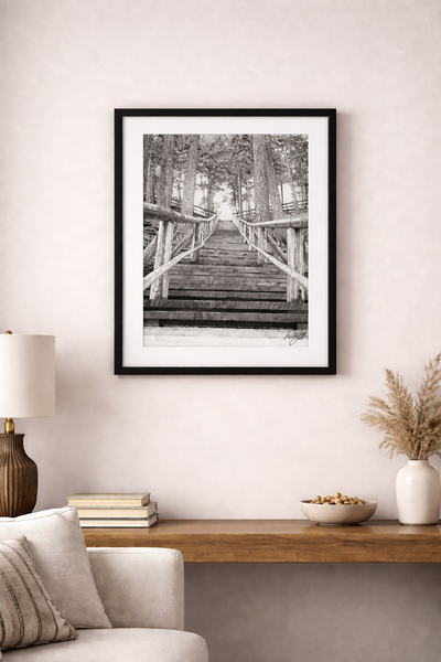 Framed Art of Jacob's Ladder (16" x 20"). Artist Robb Scott., View more
