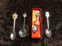 Vintage set of collector spoons circa 1980s