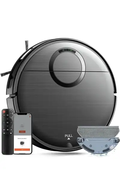 Brand New Robot Vacuum & Mop Combo (2-in-1) – Smart Cleaning, View more