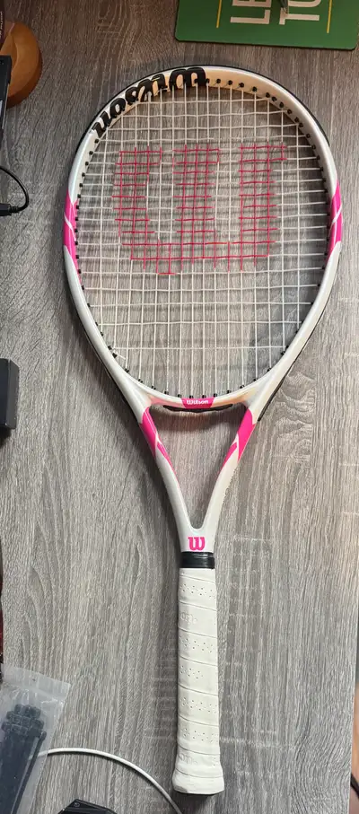Wilson Intrigue Lite Women’s Tennis Racquet (White/Pink), View more