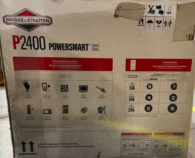 Generator -Briggs & Stratton 2400/1800 Watt Inverter Portable in Outdoor Tools & Storage in Oshawa / Durham Region - Image 5