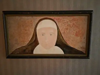 La Religieuse, toile originale de Benoît Côté 1926-2019, View more