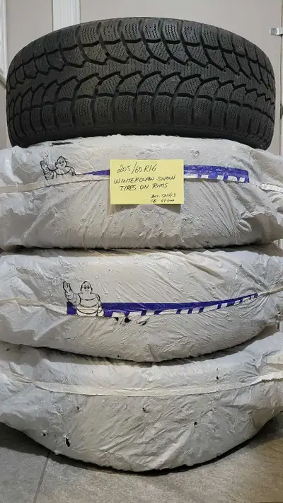 CLEARANCE!! Got a set of Winterclaw Extreme Grip snow tires on steel rims. Stored at our dealership...