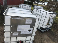 Food Grade 1000 litre totes, single use, maple syrup