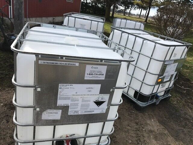 Food Grade 1000 litre totes, single use, maple syrup in Other Business & Industrial in Stratford