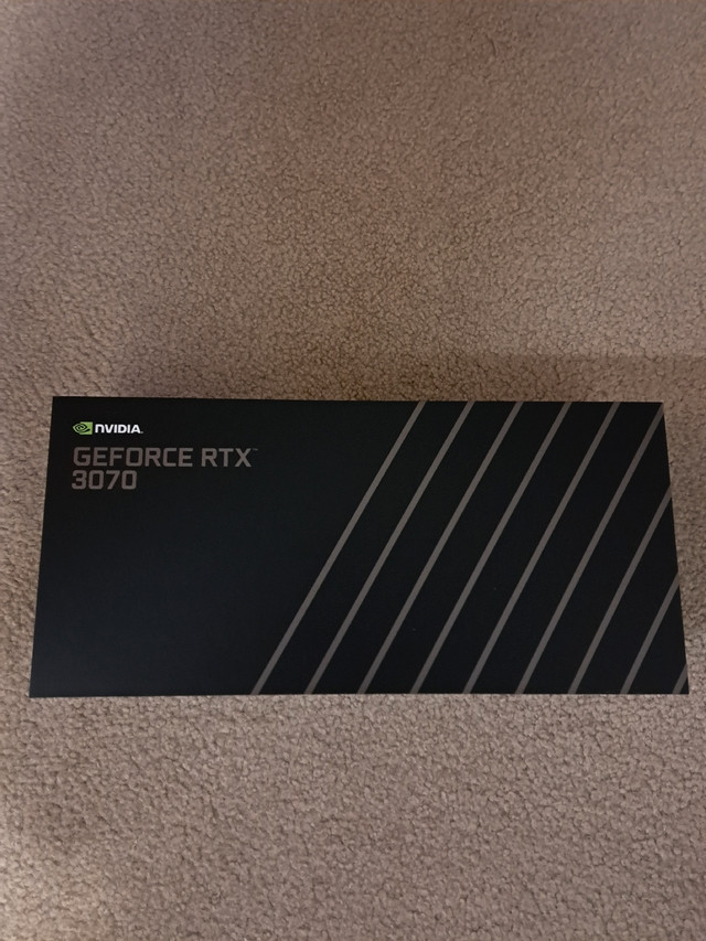 NVIDIA RTX 3070 FOUNDERS EDITION CARD in Desktop Computers in Edmonton - Image 2