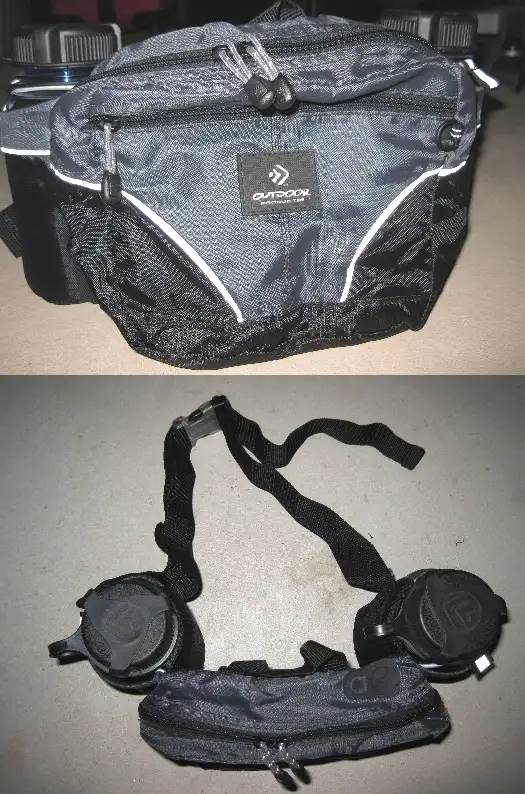 Fanny Pack & 2 Water Bottles (New) for Day Hiking