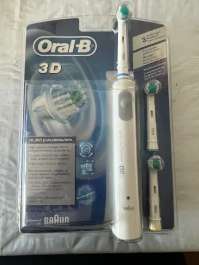 ORAL B, 3D POWER TOOTHBRUSH, NEW SEALED PACKAGE, BRAUN, RECHARGABLE, NEW TOOTH BRUSH, ORAL B , BRAUN...