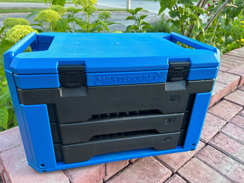 Mastercraft Socket Set, 270pc, SAE / Metric, CRV, NickelChrome Hand