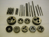 ROUND THREAD CUTTING DIES and REAMERS (HSS - New)