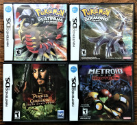 2 DS GAMES~ METROID PRIME, PIRATES OF THE CARIBBEAN (POKEMO SOLD