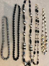 Vintage colliers de perles 