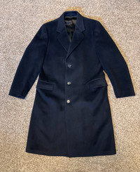 Men’s wool overcoat size large/42 