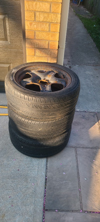   225 50z r17 tires  5x114.3 bolt ( 5x4.5 inch )  Fusion