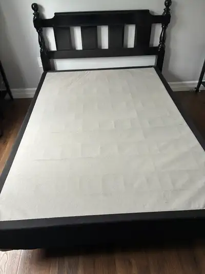Bed with box spring, View more