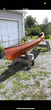 Cedar Strip Canoe 