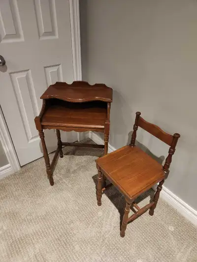 Antique Desk and Chair, View more