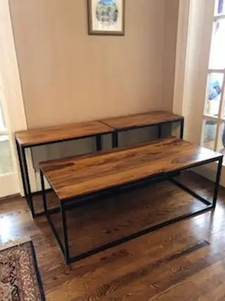 Coffee & 2 End Tables - Urban Barn - Crosby Collection in Coffee Tables in Ottawa - Image 2