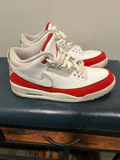 Jordan 3 Retro Tinker White University Red, View more