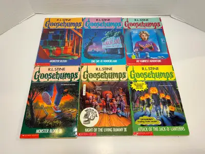 Vintage R.L. Stine Goosebumps Books, View more