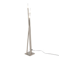 LumiSource ‘Icicle’ Floor Lamp, Brushed Nickel